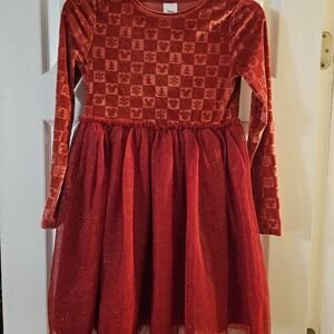 Disney Red Velvet Dress Size 12